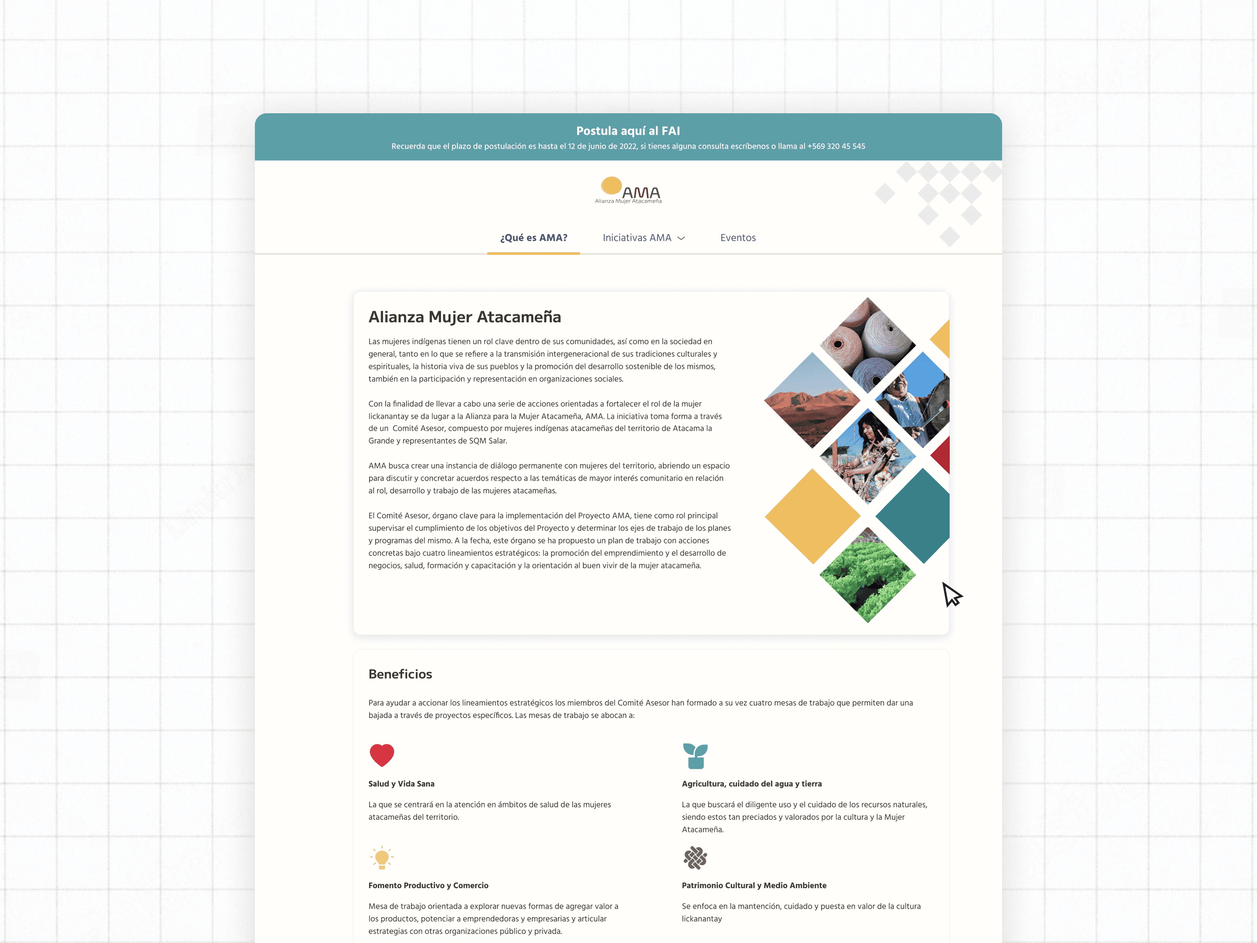 Financial Inclusion through Intuitive Design — Alianza Mujer Atacameña by SQM