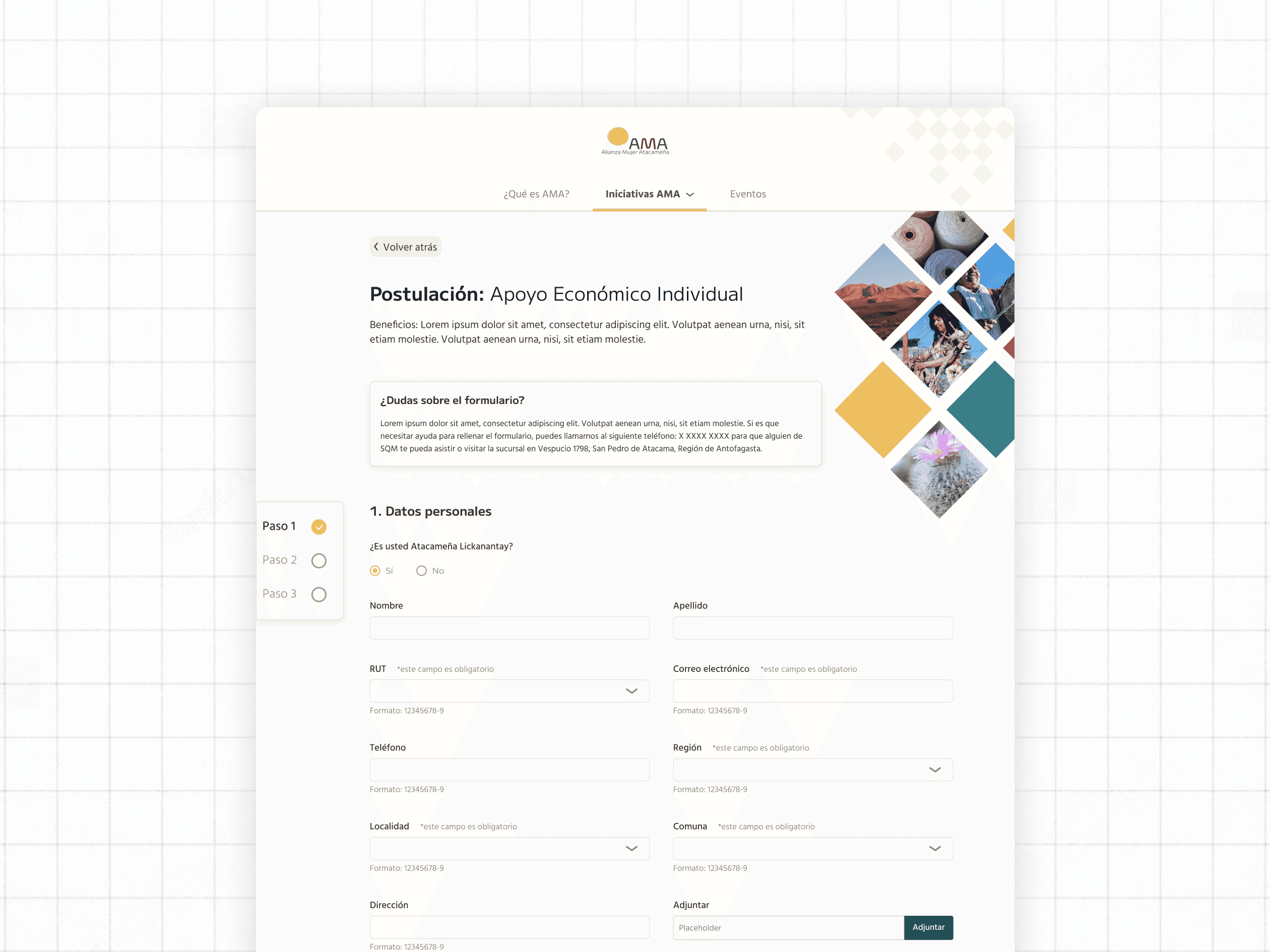 Financial Inclusion through Intuitive Design — Alianza Mujer Atacameña by SQM